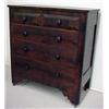 Image 2 : Walnut Empire chest of drawers, two short dra