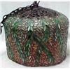 Image 1 : Hanging Tiffany style lamp, pierced metal wor