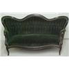 Image 1 : Walnut Victorian sofa, triple medallion back,