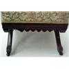 Image 3 : Walnut Victorian upholstered footstool, reuph