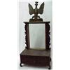 Image 1 : Pine display cabinet, Imperial eagle crest ov