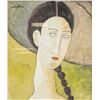 Image 3 : Amedeo Modigliani 1884-1920 Italy Gouache Portrait
