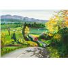 Image 1 : Oil on Canvas Landscape Scene