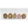 Image 1 : 5 Assorted Chinese Hardstone Carved Boulder