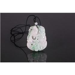 Chinese Green Jadeite Pendant