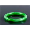 Image 1 : Burma Green Jadeite Carved Bangle Gem Certificate