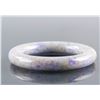 Image 2 : Burma Green and Lavender Jadeite Bangle w/ CERT