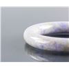 Image 3 : Burma Green and Lavender Jadeite Bangle w/ CERT