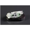 Image 1 : Chinese Spinach Green Jadeite Carved Cicada Toggle