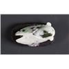 Image 3 : Chinese Spinach Green Jadeite Carved Cicada Toggle