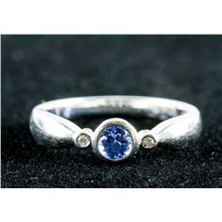 0.30ct Tanzanite & 0.03ct Diamonds Ring CRV $1235