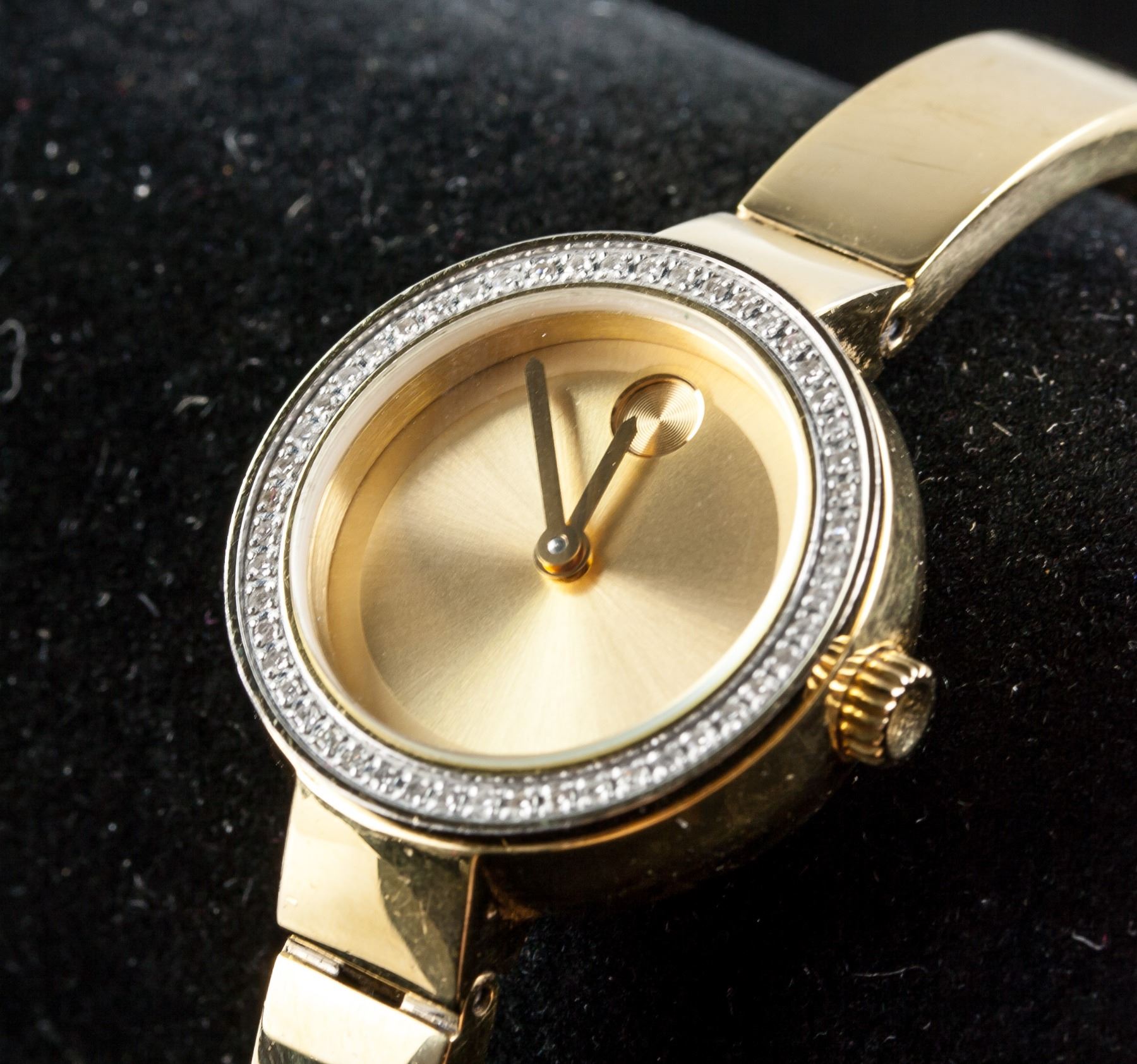 Movado Bold Women's Gold Museum Diamond Watch