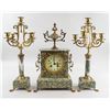 Image 1 : 1878 French Table Clock Garniture Set