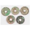 Image 2 : Assorted Hong Wu Tong Bao Coins 5 PC