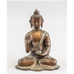 Chinese Bronze Shakyamuni Buddha Statue