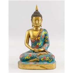 Chinese Gilt Bronze Shkyamuni Buddha Statue