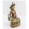 Image 2 : Tibetan Gilt Bronze Amitabha Statue