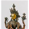 Image 6 : Tibetan Gilt Bronze Four-Arm Guanyin Statue