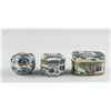 Image 1 : 3 Assorted Chinese Blue and White Porcelain Teapot