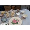 Image 2 : Lot of Assorted Dishware (Tea Cups, Saucers, Plates, Tea Pot, Etc)