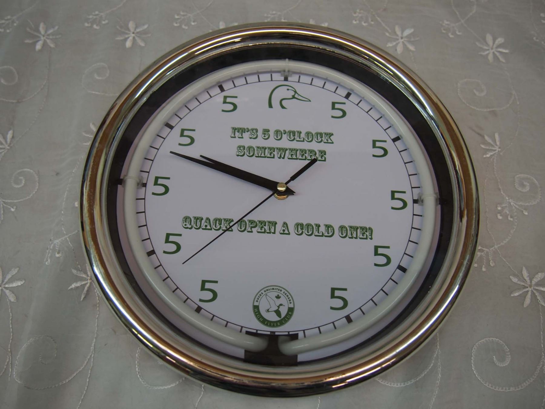 Working Ducks Unlimited Clock