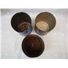 Image 2 : Lot OF 1 Gallon Antifreeze and Oil Tins (3)