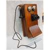 Image 1 : Long Box Oak Wall Phone