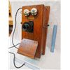 Image 2 : Long Box Oak Wall Phone