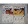 Image 6 : Lot OF 2 Old School Calendars & An Outdoor Life Magazine