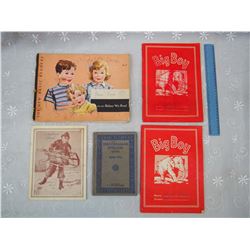 Lot OF Old School Books & WC Dick and Jane