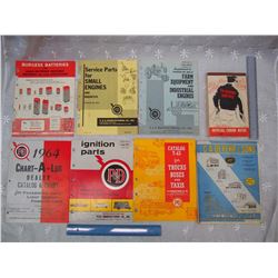 Lot OF Old Auto Catalogs and Books