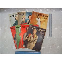 Lot OF 1940's Vogue Pattern Books