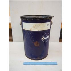 Gulf 5 Gallon Oil Pail