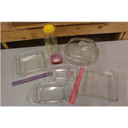 Lot OF Baking Dishes and Other (Pyrex, Fire King, etc.)