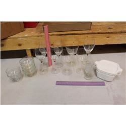 Lot OF Stemware, Bowels, & Other