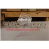 Image 2 : Lot of Glass Candle Holders (All the same style, 2 different sizes) w/Battery Operated Candles