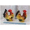Image 1 : 2 Ceramic Rooster Decorations