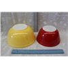 Image 2 : Lot OF 2 Pyrex Mixing Bowels