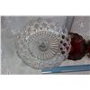 Image 2 : Lot OF Red Glass with Large Glass Candy Dish