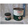 Image 1 : 2 Texaco Grease Tins. 10 lb & 1 lb