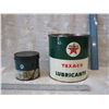 Image 2 : 2 Texaco Grease Tins. 10 lb & 1 lb