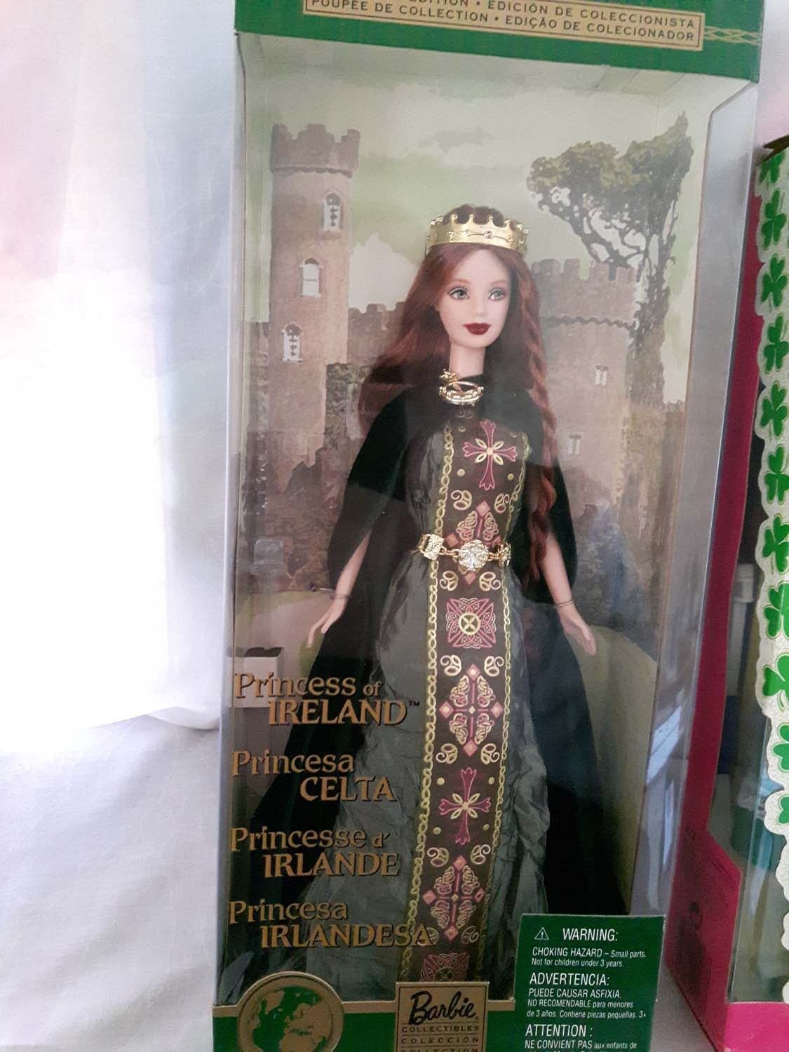 Barbie Dolls (2) NIB, Irish Barbie And Princess Of Ireland