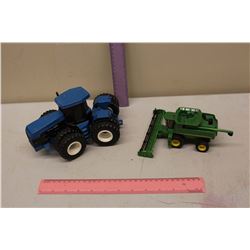 ERTL John Deere 9750STS Combine Model & A ERTL New Holland 9682 Tractor Model