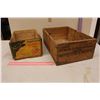 Image 1 : Thompson Seedless Raisins Crate (11"x 17")& A Mandarin Oranges Crate (12" x 9")