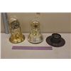 Image 1 : Dome Clocks (2)(1 Musical)& A Pewter Inkwell