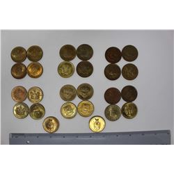 Various Canadian Provincial Collectible Coins