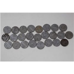 Lot of Canadian Victory 5 Cent Coins (25)