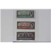 Image 1 : Lot of 3 Canadian 1937 &1954 Canadian 1, 2, 10 Dollar Bank Notes