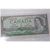 Image 2 : Lot of 3 Canadian 1937 &1954 Canadian 1, 2, 10 Dollar Bank Notes