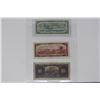 Image 5 : Lot of 3 Canadian 1937 &1954 Canadian 1, 2, 10 Dollar Bank Notes